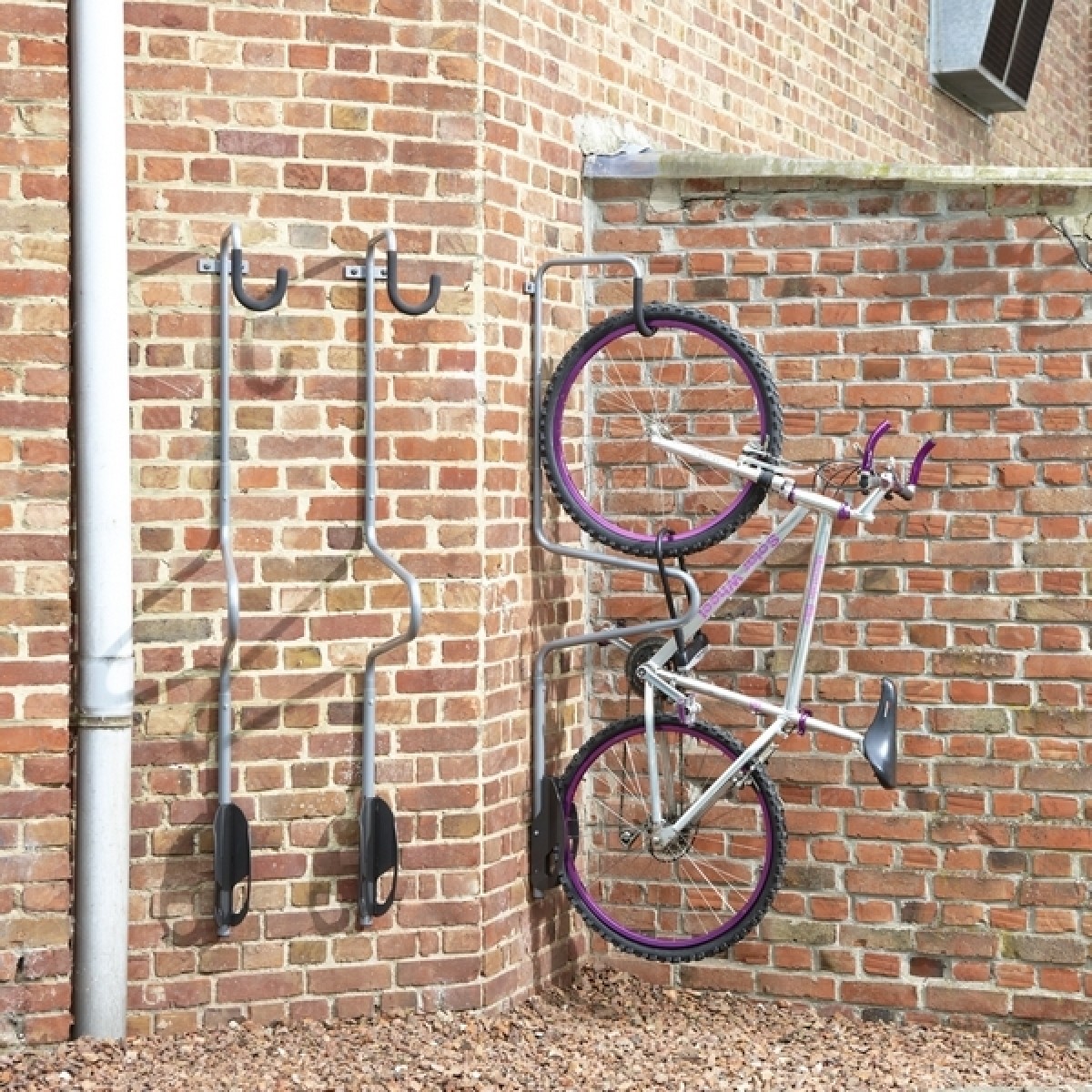 Range vélo mural, support à vélo mural antivol, fixation murale antivol  pour vélo
