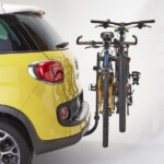 Porte-vélo 2 vélos suspendus sur attelage avec antivol jupiter 2