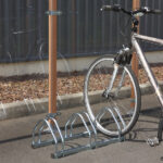 Râtelier 3 vélos face à face